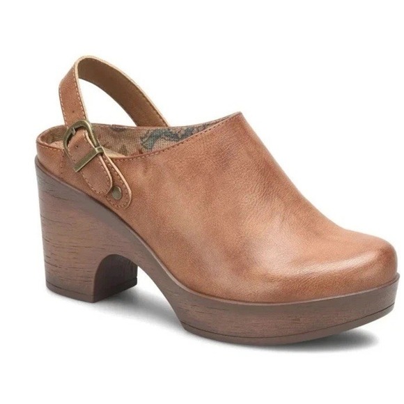Børn Shoes - NEW BOC Women's Adel Clog, Style# BC0040016, Size 10, Color Tan Platform Heel